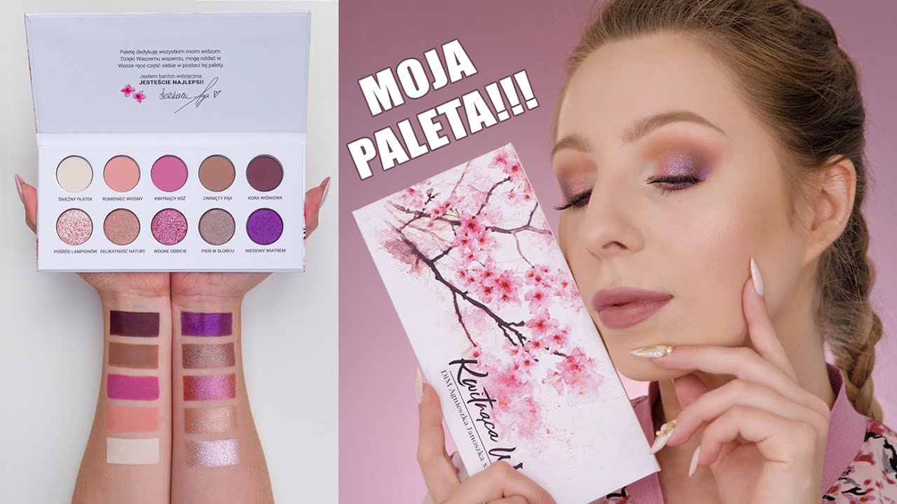 🌸🍒 NAJWAŻNIEJSZY FILM w historii kanału | MOJA PALETA Kwitnąca Wiśnia | DiM x GlamShop 🌸🍒