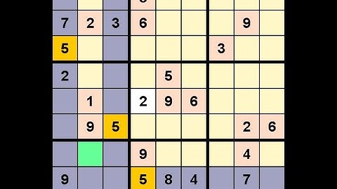 How to Solve Guardian Sudoku Hardv 5405 October 14, 2021