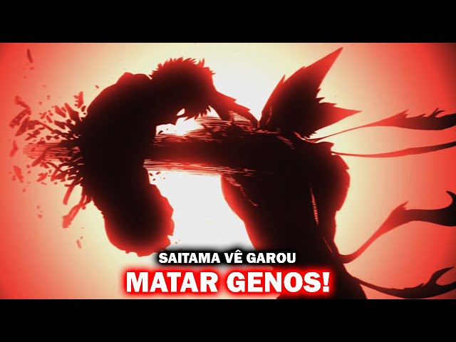 Saitama Full Pistola Vs Garou Cósmico (One Punch Man) EDIT - Soco Sério! -  Full Fight Fan Animation 