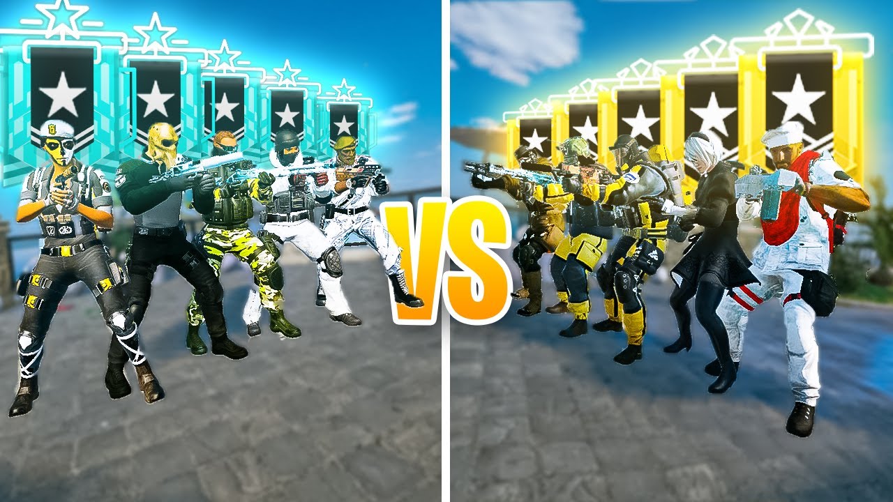 Can 5 Golds Beat 5 Plats in Rainbow Six Siege? - YouTube