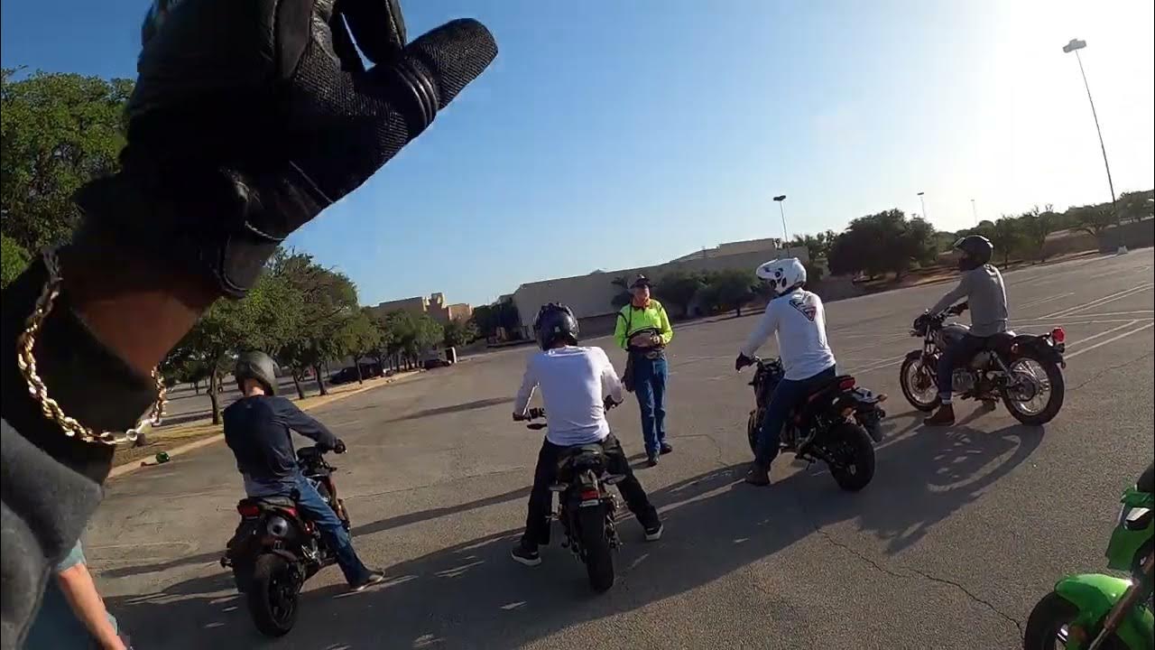 Beginner Rider learning to ride a motorcycle |MSF Basic Rider Course