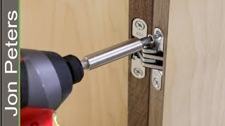 How to Hang Cabinet Doors with the Soss Invisible Hinge