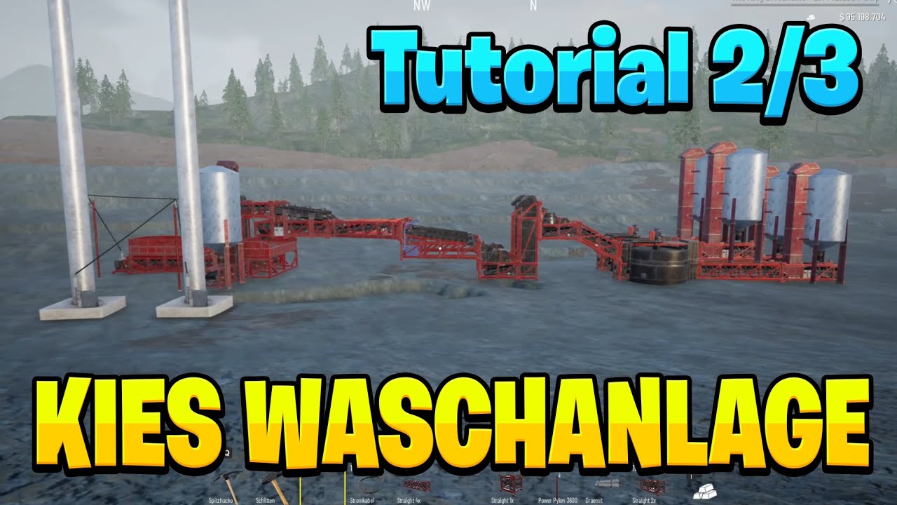Wie BAUT man eine WASCHANLAGE für KIES und SCHOTTER | [TUTORIAL] [DEUTSCH] [OUT OF ORE]