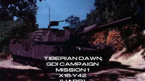 C&C Remastered - Tiberian Dawn Playthrough (No Commentary) GDI Mission 1 (Hard)