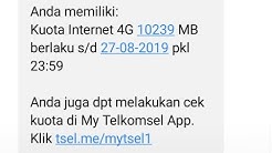 10 GB Rp.10 ??? Cara mendapatkan kuota Telkomsel 10 gb terbaru 2019 no click bait - Durasi: 4.04. 