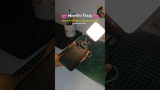 Portable Mini RGB LED vedio light | 9  Special | Ugc Creators | meesho Finds | Affordable #viral