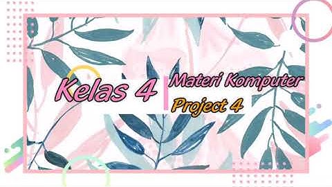 Project 4 - Kelas 4 (Rumus Bangun Datar - Ms Excel