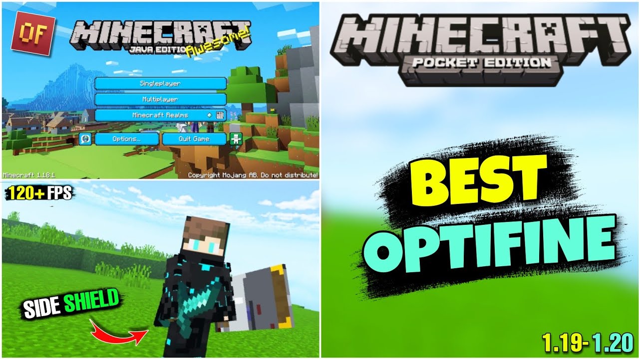 Top 3 Best Optifine For Minecraft PE 1.20