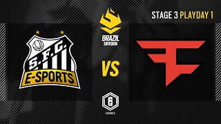 Santos vs. FaZe Clan \/\/ LATAM League Brazil Division 2021 - Stage 3 - Playday 1