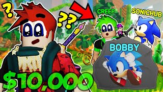We Hosted A $10,000 ROBUX Hide & Seek In Sonic Speed Simulator!! (Ft. @SonicHubYT & @BobbyBlox)