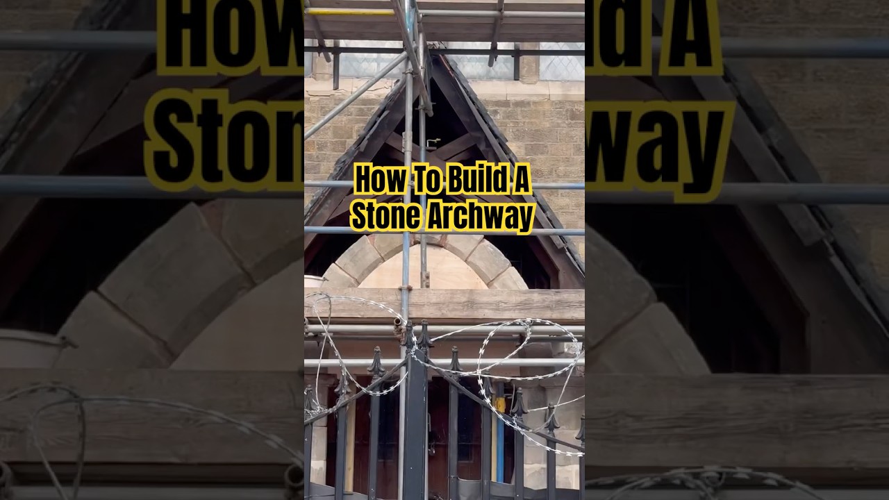 Как построить каменную арку 