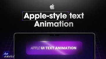 Apple-Style UI & Text Animation in After Effects – The Only Beginner Tutorial You Need!