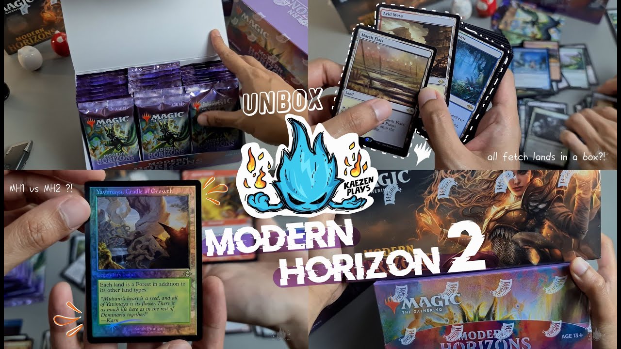 Modern Horizon 2 - Is it possible to get all enemy fetch lands in a single box?