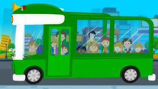 Колеса в автобусе детские музыкальные и анимационные видео для детей