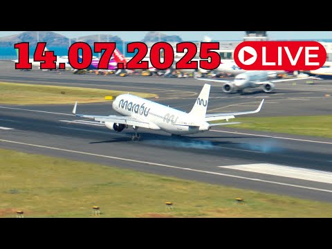LIVE Action at Madeira Island Airport 14.07.2025