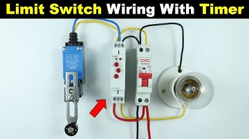 Limit Switch Connection with ON Delay Timer | Timer Connection @TheElectricalGuy