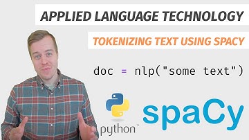 Tokenizing text using spaCy