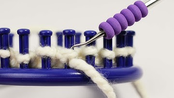 Loom Knitting Purl Stitch