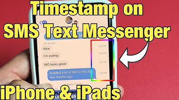 iPhones & iPads: How to View Timestamp on SMS Text Messaging App