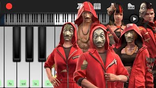 Video thumbnail of "FREE FIRE (BELLA CIAO) - LA CASA DE PAPEL EN PERFECT PIANO"