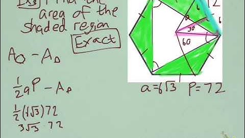 Geometry 10.3 area of regular polygons (part 3)