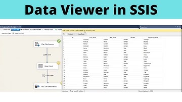 60 Data Viewer in SSIS | SSIS Data Viewer