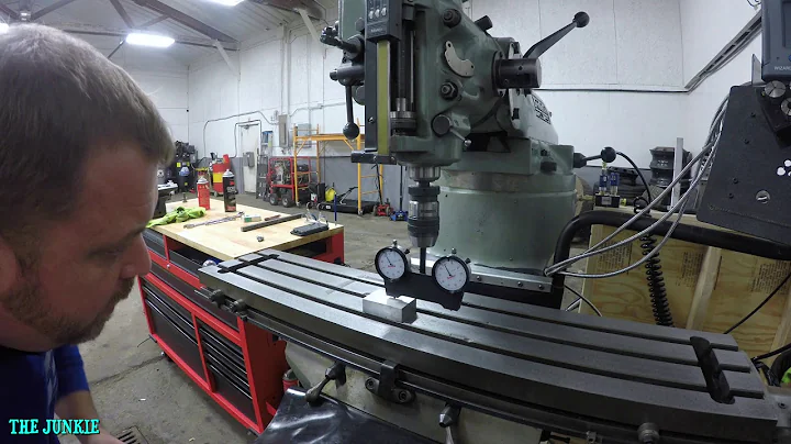 HOW TO SETUP A BRIDGEPORT MILL ⚙️🗜👍🏽👀 (TRAMMING OR INDICATING)