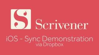 Scrivener for iOS  Syncing