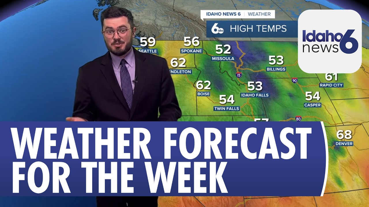 Windy Weekend in Idaho With Cooler Temps, Warming Up Midweek - YouTube