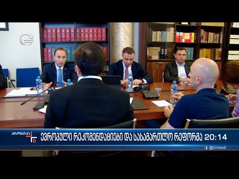 ევროკომისიის რეკომენდაციების შესრულებაზე პარლამენტი აქტიურად მუშაობს