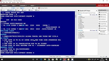 Sabre Training- Spectra Queue Option |How to locate specific PNRs by Spectra Option|