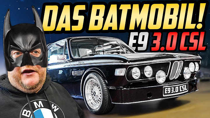 Wir LÜFTEN das GEHEIMNIS! - BMW E9 3.0 CSL - XXL-Upgrade für das Batmobil!