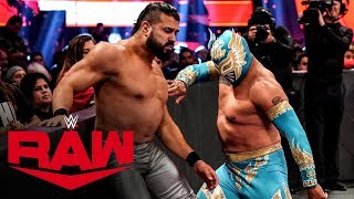 Sin Cara & Carolina vs. Andrade & Zelina Vega: Raw, Nov. 4, 2019