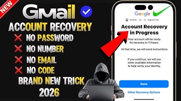Google Account Recovery 2026 || Gmail Account Recovery without Phone Number And Recovery Email