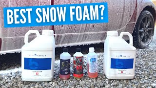 The Best Snow Foam? Comparison with Bilt Hamber, Wax Planet 8 Below and Autobrite Magifoam