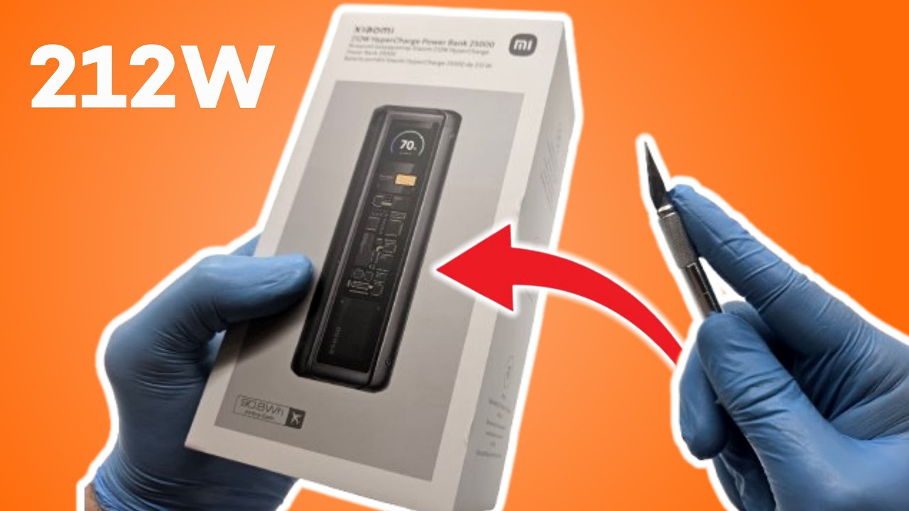 UNBOXING Xiaomi 212W HyperCharge PowerBank 25000mAh - YouTube