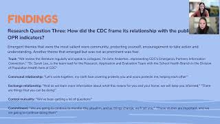 Framing Friction A Content Analysis Investigating How the CDC Framed Social Media Communication with
