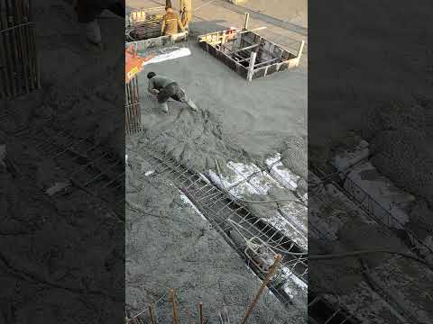 بتن ریزی سقف پروژه همیلا  بتن   ساختمان سازی مهندسی عمران 