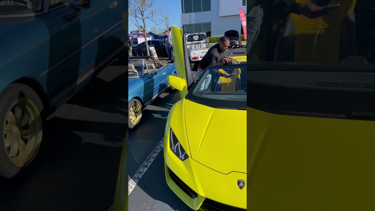 У Lamborghini Huracan ламбо-двери😱 