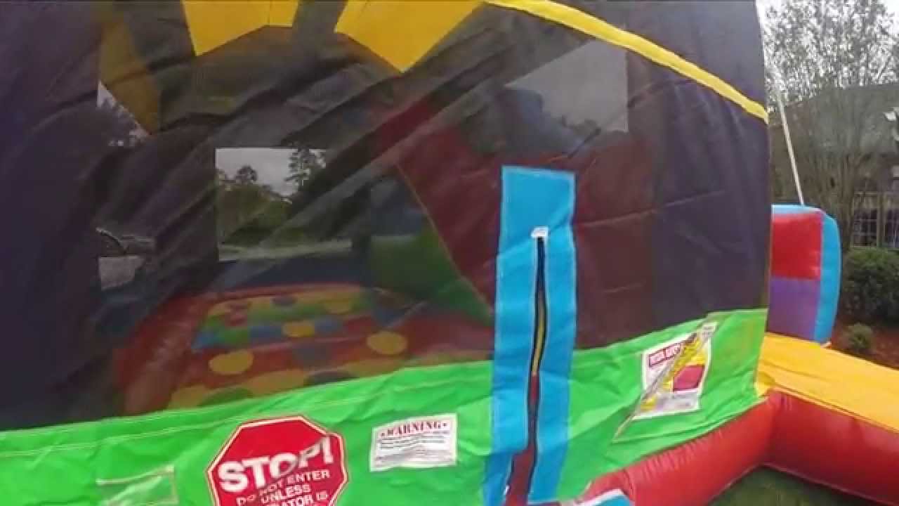 Wacky 5in1 Bounce House Combo Rental Jacksonville Florida YouTube