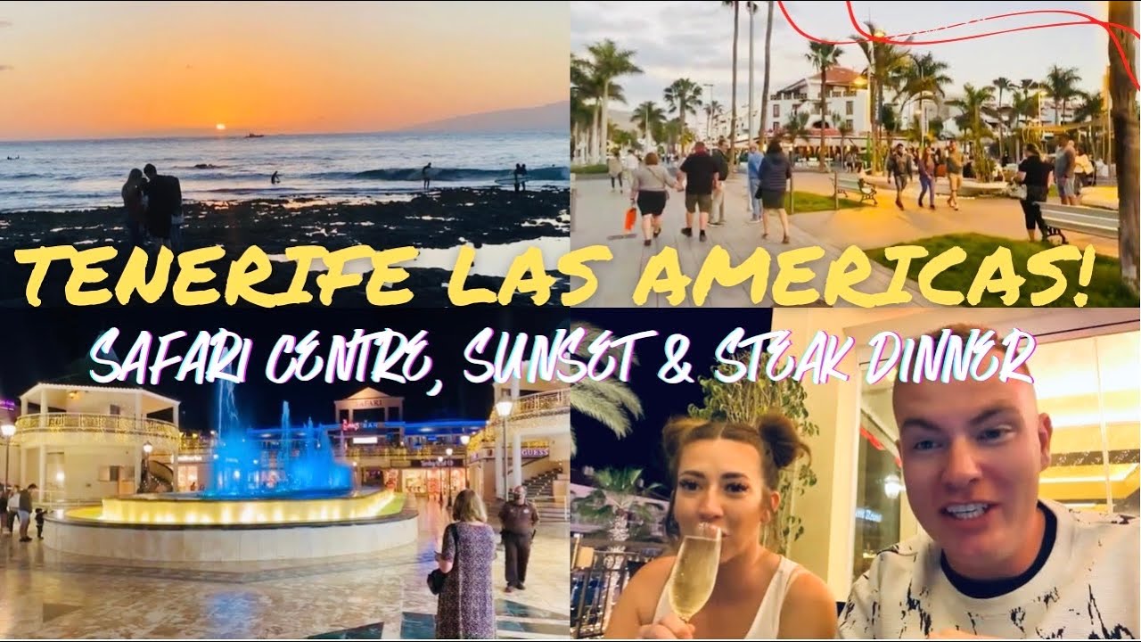 🔴 LIVE Tenerife Sunset, Golden Mile & Steak Restaurant Las Americas ☀️