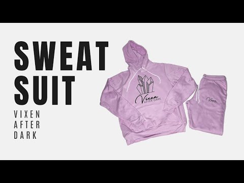  Making a Sweatsuit Combo Set for Vixen After Dark | Black Heat Transfer Vinyl | BLVCK LABEL