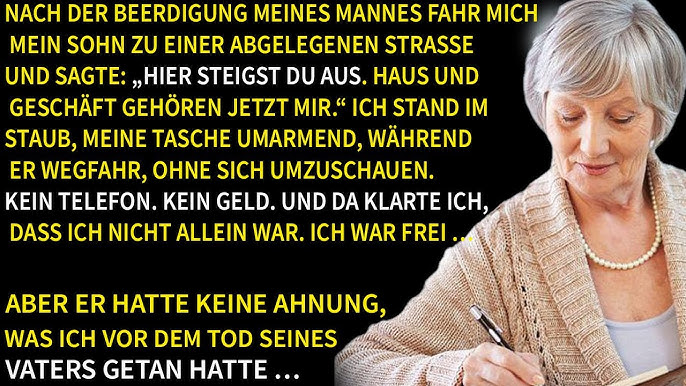 Nach meines Mannes Beerdigung, Sohn fuhr mich zu einer abgelegenen Straße &  sagte hier steige du aus - YouTube