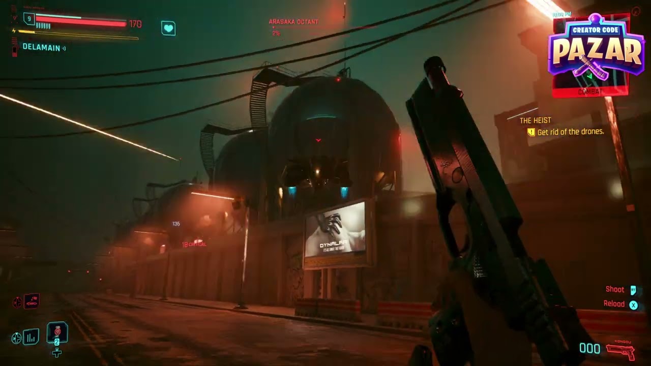 How to Take Out the Drones "The Heist" CyberPunk 2077 Quick Guide