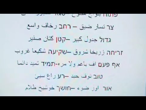 تعليم عبري من الصفر ללמוד עברית מהתחלה محادثة 11