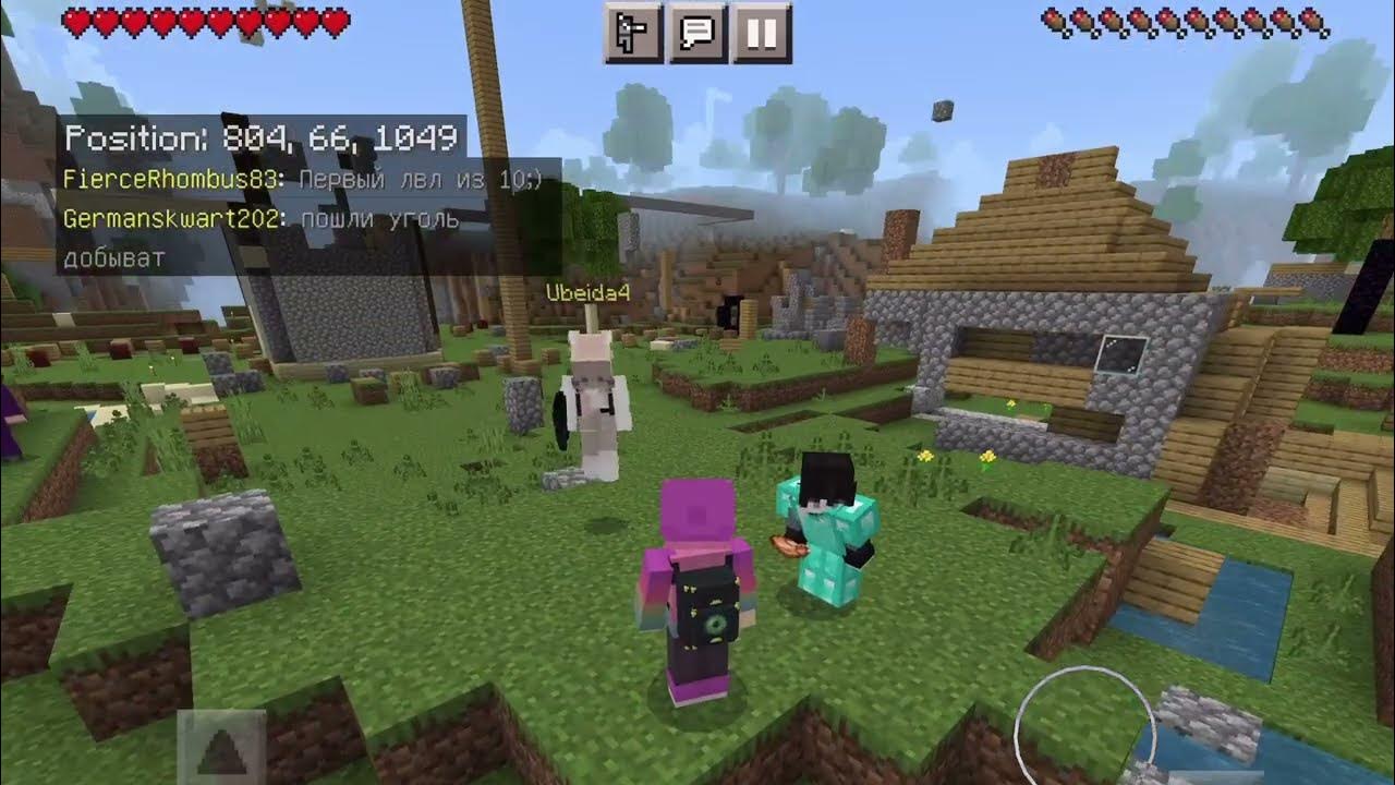 I gave my friend boby a new ender backpack to use in Minecraft lifeboat
