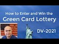 DV lottery entry DV2021 - win a Green Card