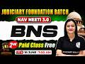 BNS Class-02 | Bharatiya Nyaya Sanhita | APO/Judiciary Preparation | NAV NEETI 3.0 Batch