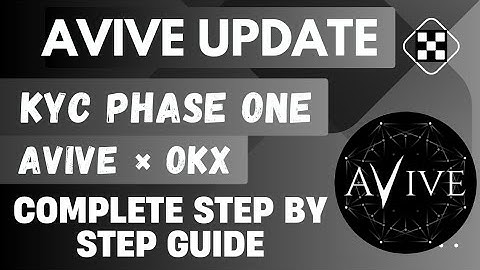 🔴 AVIVE MINING UPDATE | 🔥KYC Phase 1 with OKX web3 #avivemining #avive #cryptoairdrops
