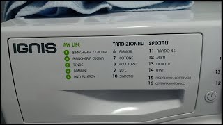 Ignis 6125 - all programs & options